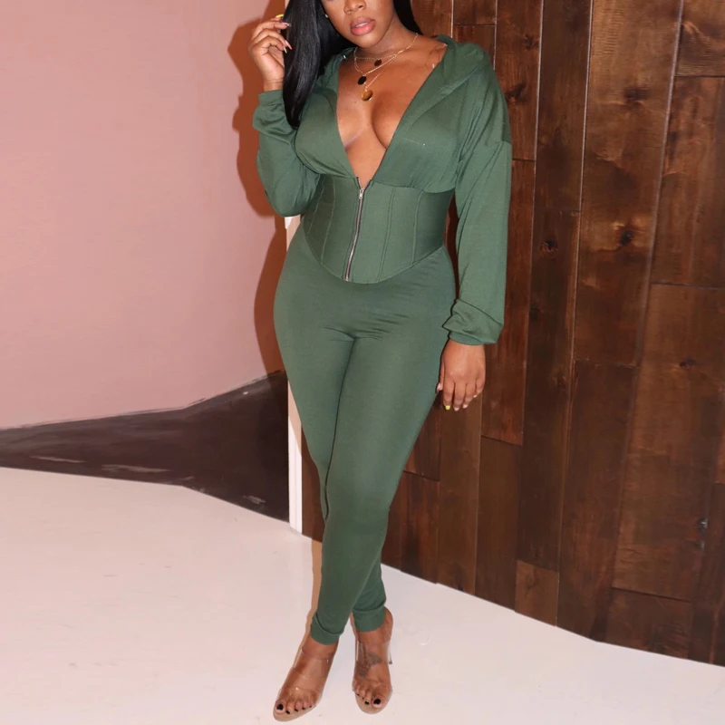 

VS&LLWQ Sexy 2 Piece Set Women Tracksuit Women Two Piece Set Top & Pants Femme Clothes Elastic Waist Long Pants Set Lounge Wear