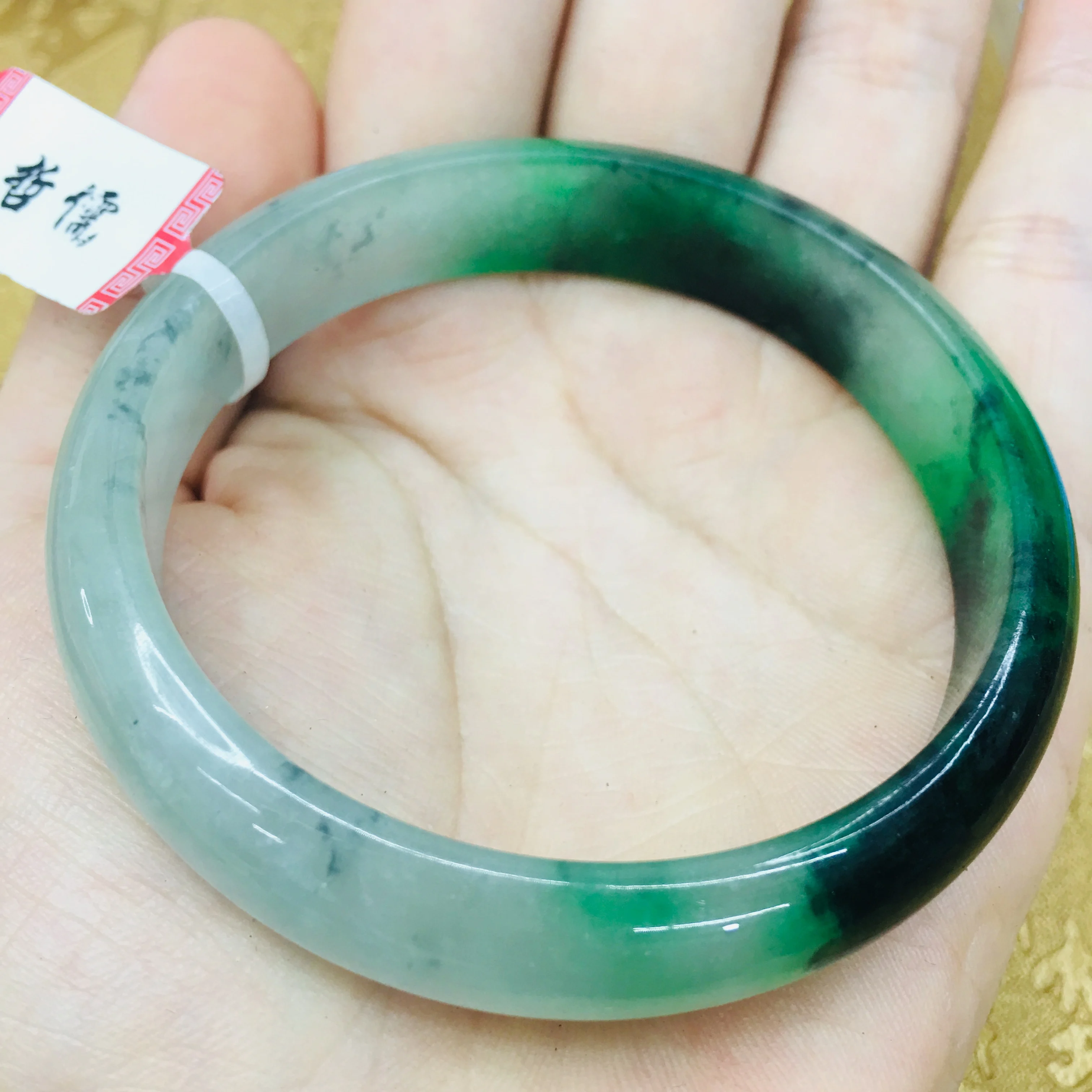

Отправить сертификат натуральные браслеты из жадеита резные ледяной зеленый 54-61 мм двухцветные женские принцесса нефрит подарочные брасле...