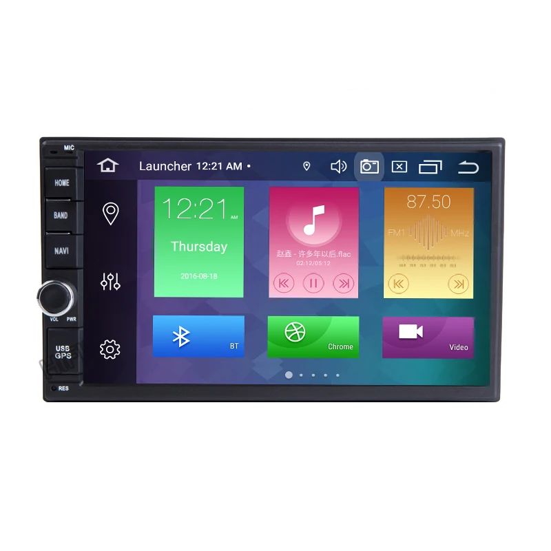 DSP IPS 8 CORE Android 10 Универсальный 2 din Автомобильный мультимедийный плеер
