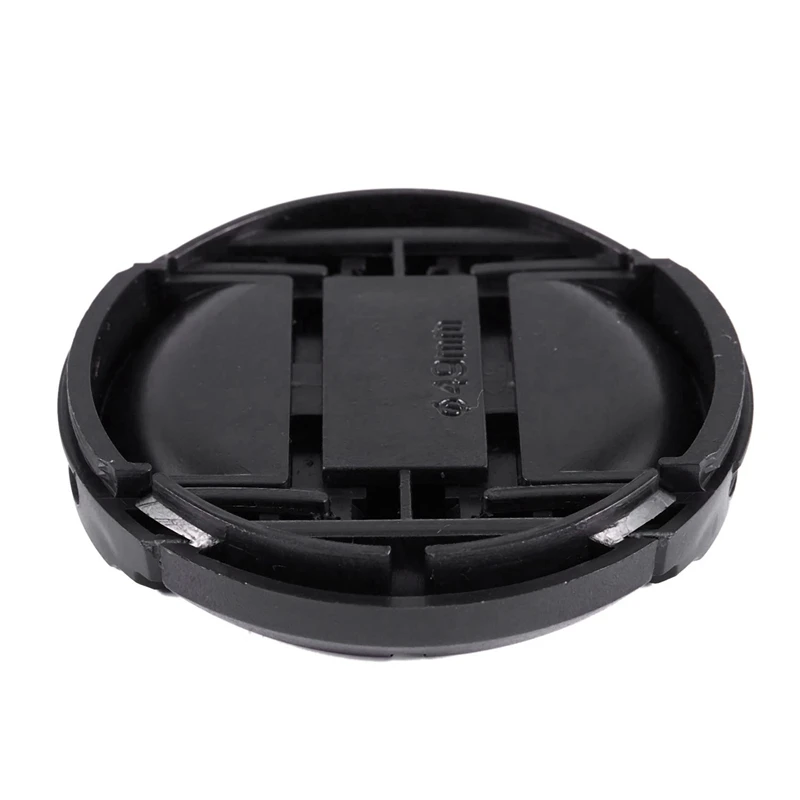 

2 Pcs Universal Snap-On Lens Cap Center Pinch Front Lens Cap for DSLR Camera, 52Mm & 49Mm