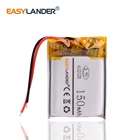 10 шт.лот 402025 3,7 V 150mAh литий-полимерный аккумулятор для mp3 mp4 игрушки часы Bluetooth гарнитура DVR GPS AHB372026