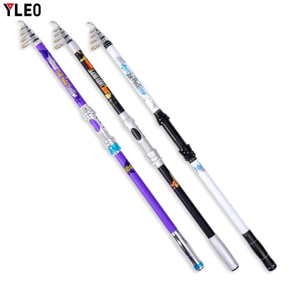 Многоцветная углеродная телескопическая удочка 2 4 М 7 3 0 6 м супер жесткая Удочка