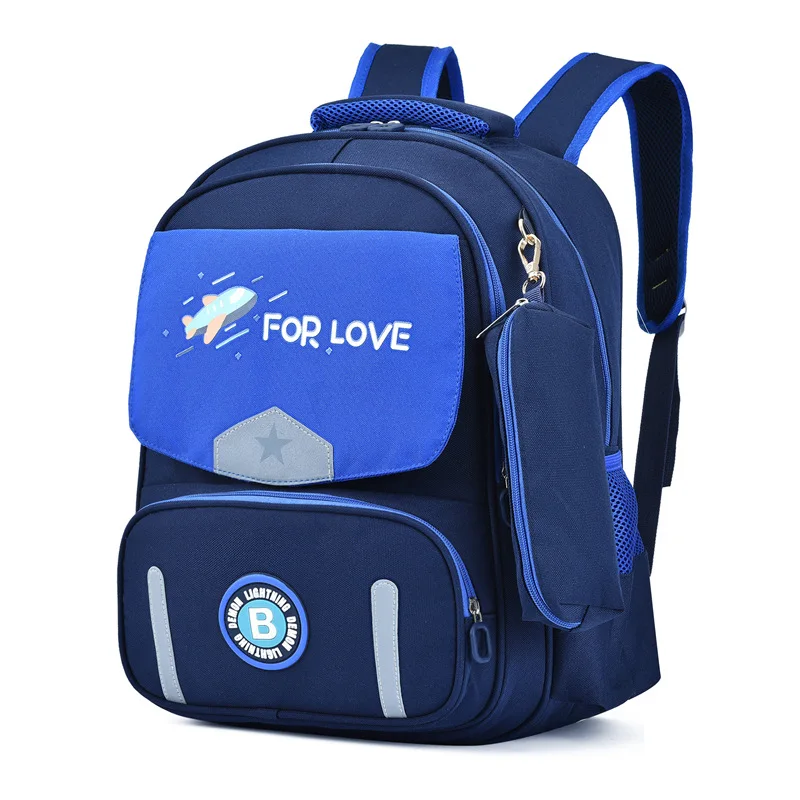 Детские школьные сумки светоотражающие полосы детский рюкзак в начальной ранец