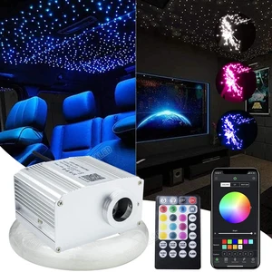 10w twinkle fiber optic star ceiling lights kit bluetooth app smart control for starry car star led light kid room ceiling free global shipping