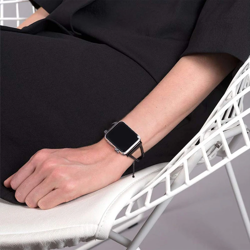 Аксессуары для часов apple watch band 40 мм 38 44 42 iwatch 5/4/2/1 браслет из нержавеющей стали