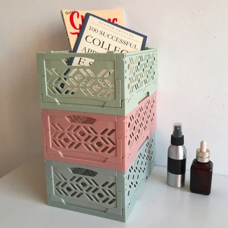 Составная настольная корзина для хранения коробка всякой всячины складная