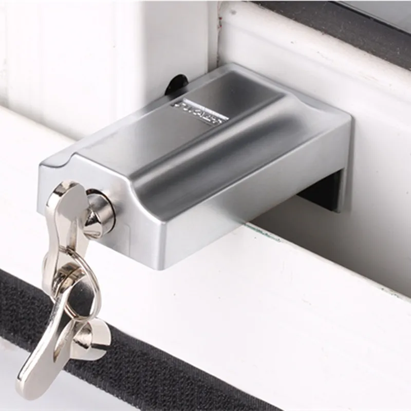 

Window Security Key Lock Sliding Doors Windows Restrictor Child Safety Anti-theft Door Stopper Windows Children Safety Lock