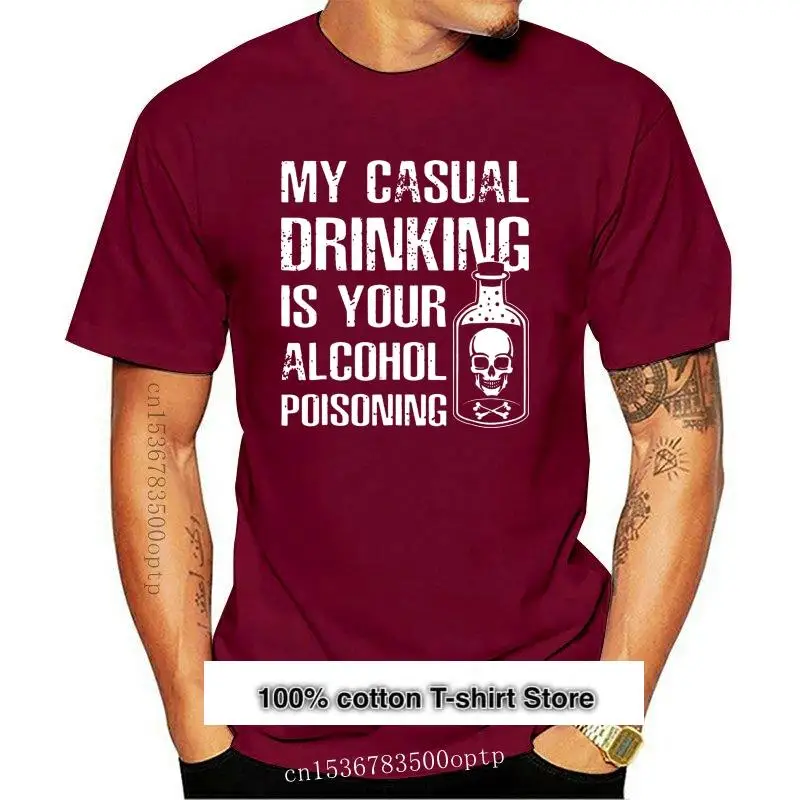 

Camiseta с надписью «My Drink Is Your» para hombre, ropa informal