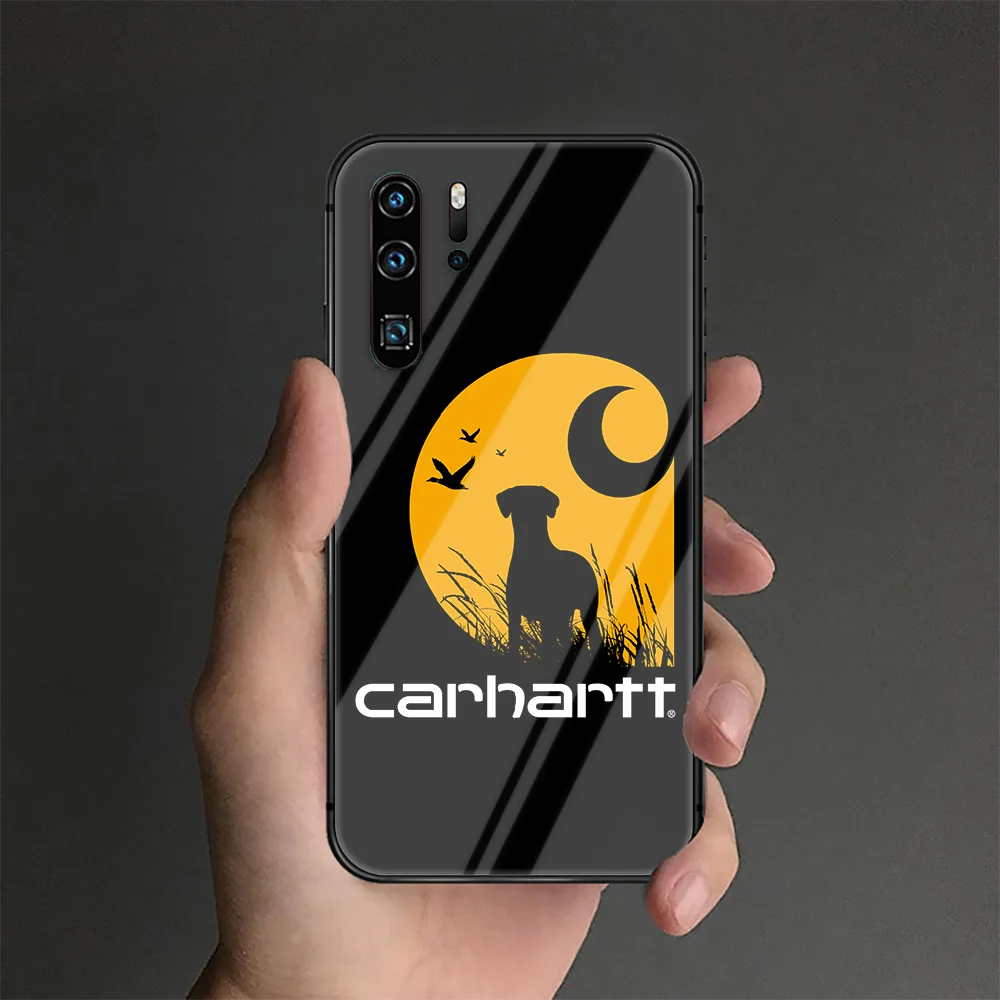 

American Brand Carhartts Phone Tempered Glass Case Cover For Huawei P Nova Mate 5T 20 30 40 Pro Lite Smart 2019 2021 Tpu Cell
