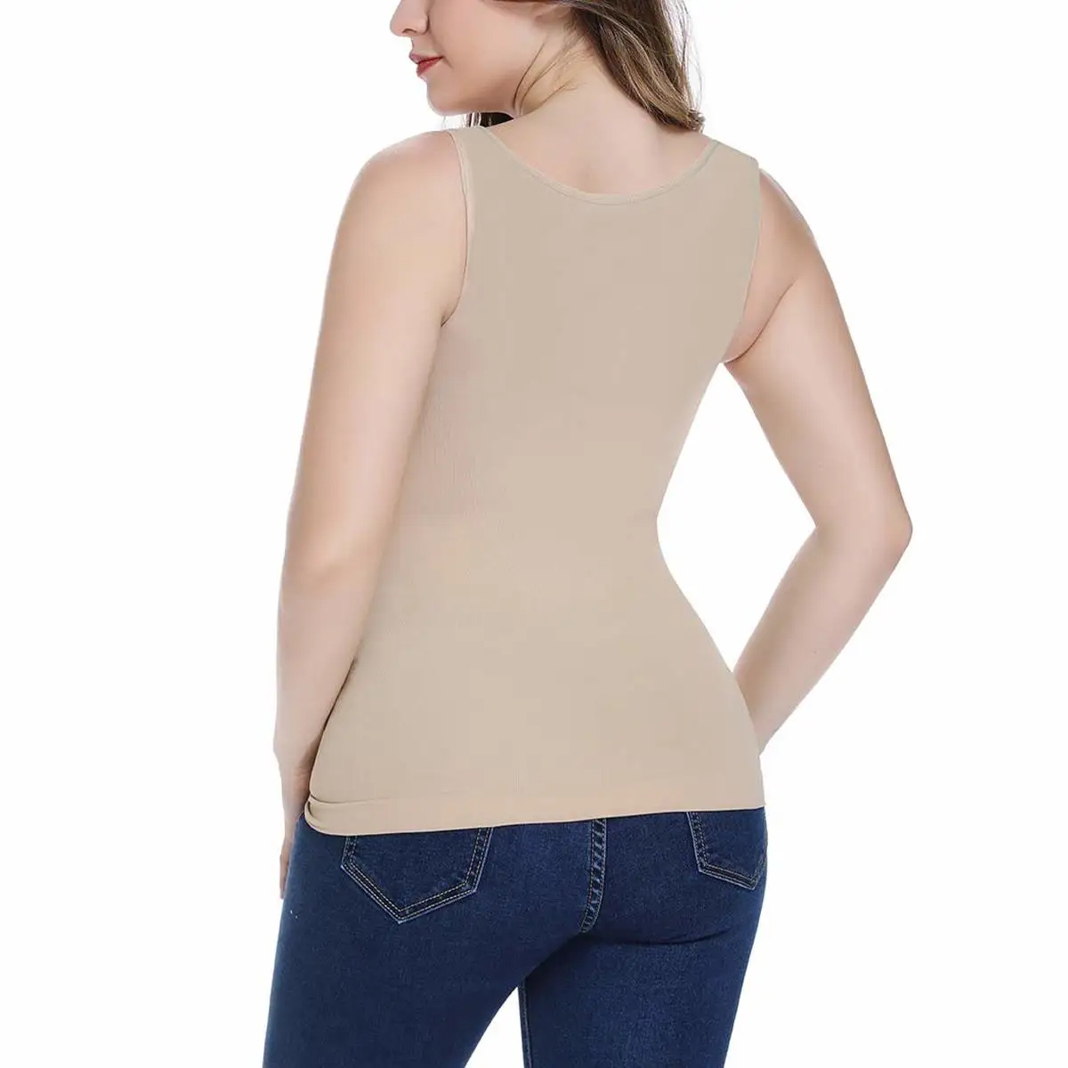 Joyshaper Новинка Высокая эластичность женские Cami Shaper Топы компрессионные Бесшовные