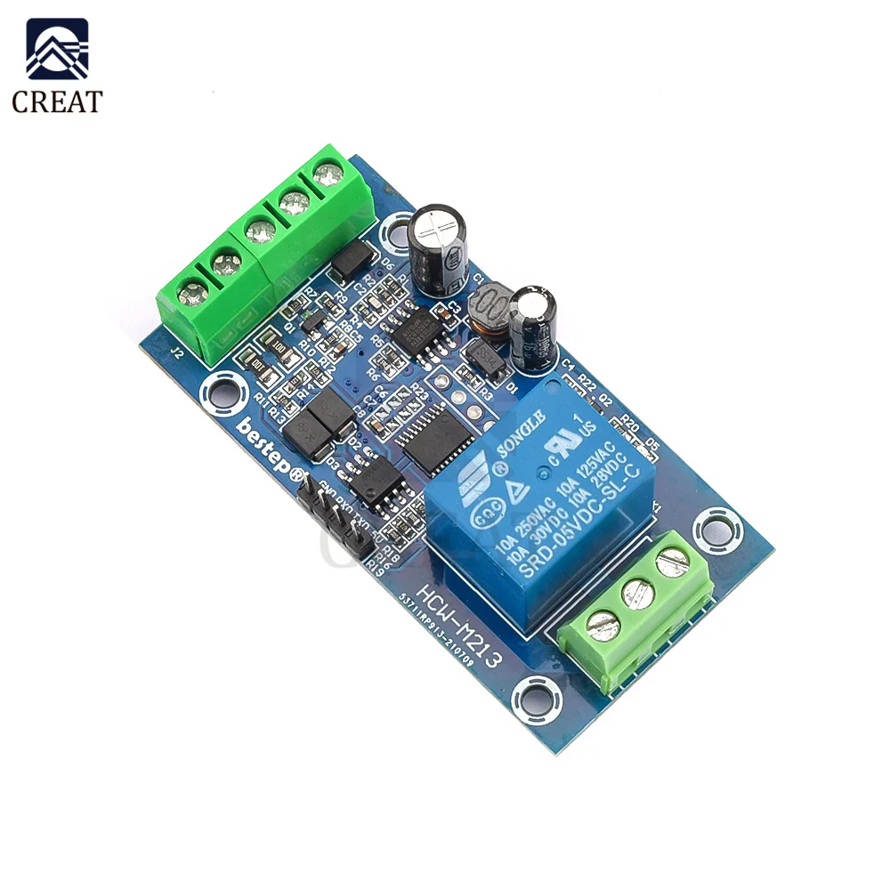 Релейный модуль Modbus RTU Переключатель входного и выходного сигнала RS485/TTL реле