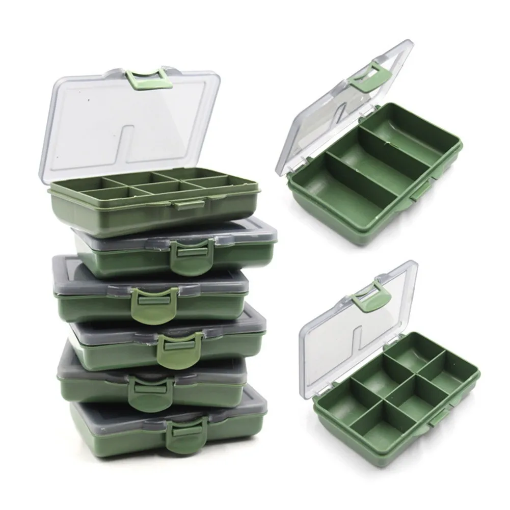 

1-8 Compartments Mini Storage Box Carp Fishing Tackle Fishing Bait Spoon Hook Bait Box Gadget Box Pesca Fishing Accessories