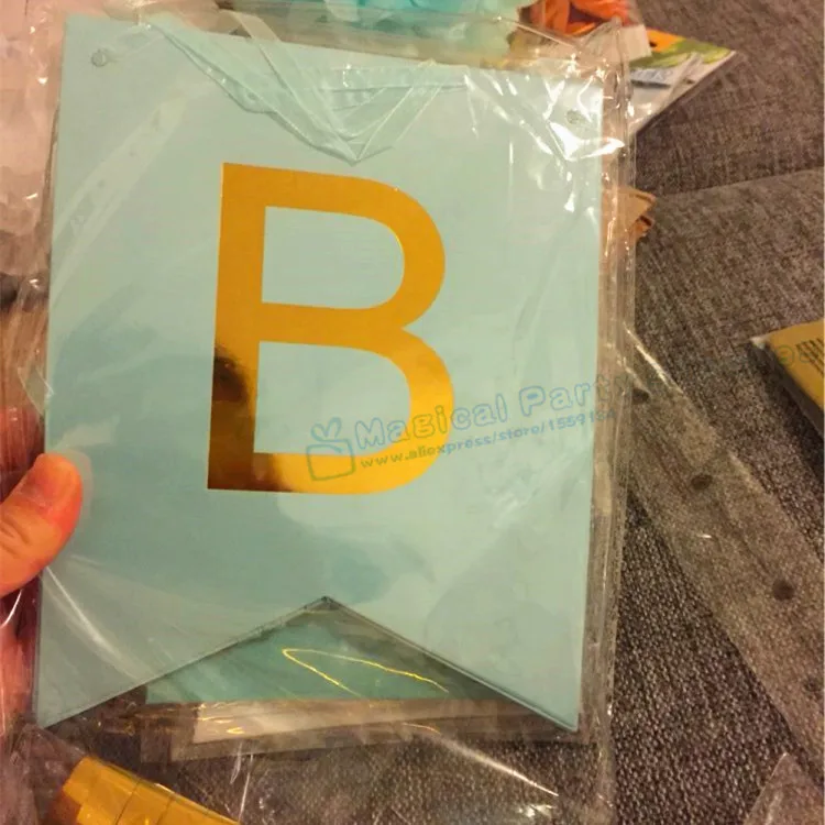 Гирлянда из фольги для дня рождения 5 комплектов | Дом и сад