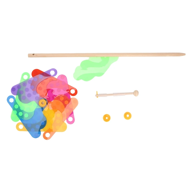 

Colorful Pinwheel Wind Wind Spinner Windmill Home Garden Yard Decor Kids Toys H055