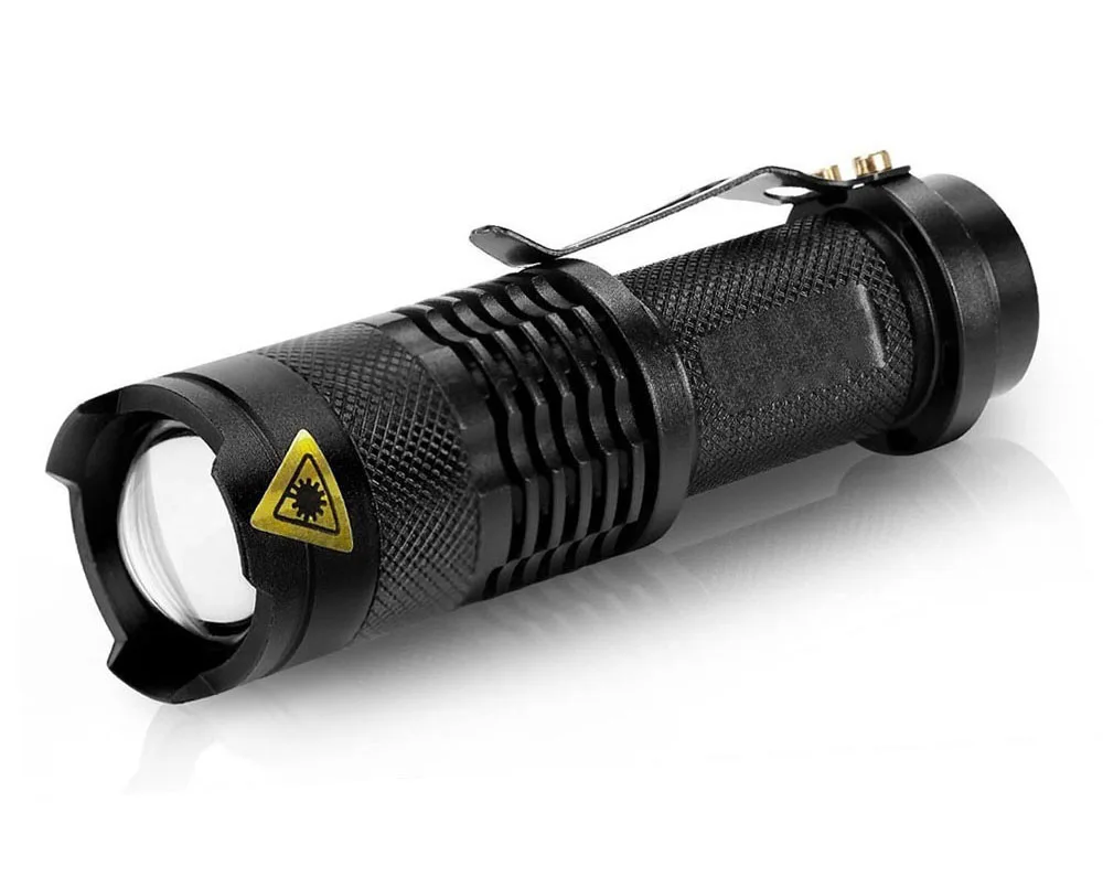D25 Alibrit 2000LM Мини светодиодный фонарик УФ-фонарик AA/14500 Регулируемый зум-фокус фонарь лампа Penlight водонепроницаемый для наружного
