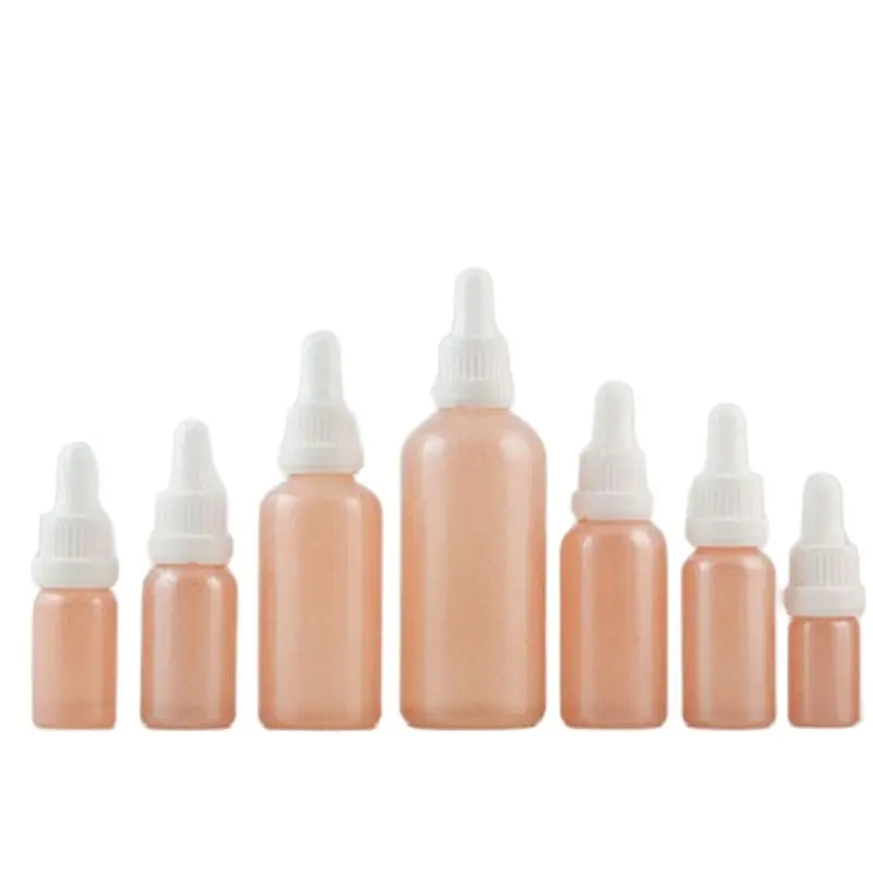 

5ml Pink Essential Oil Bottle 10ml Dropper Bottle 15ml Big Head Anti Theft Cover Vial 20ml Cosmetic Contianes Bottle 30ml 50ml
