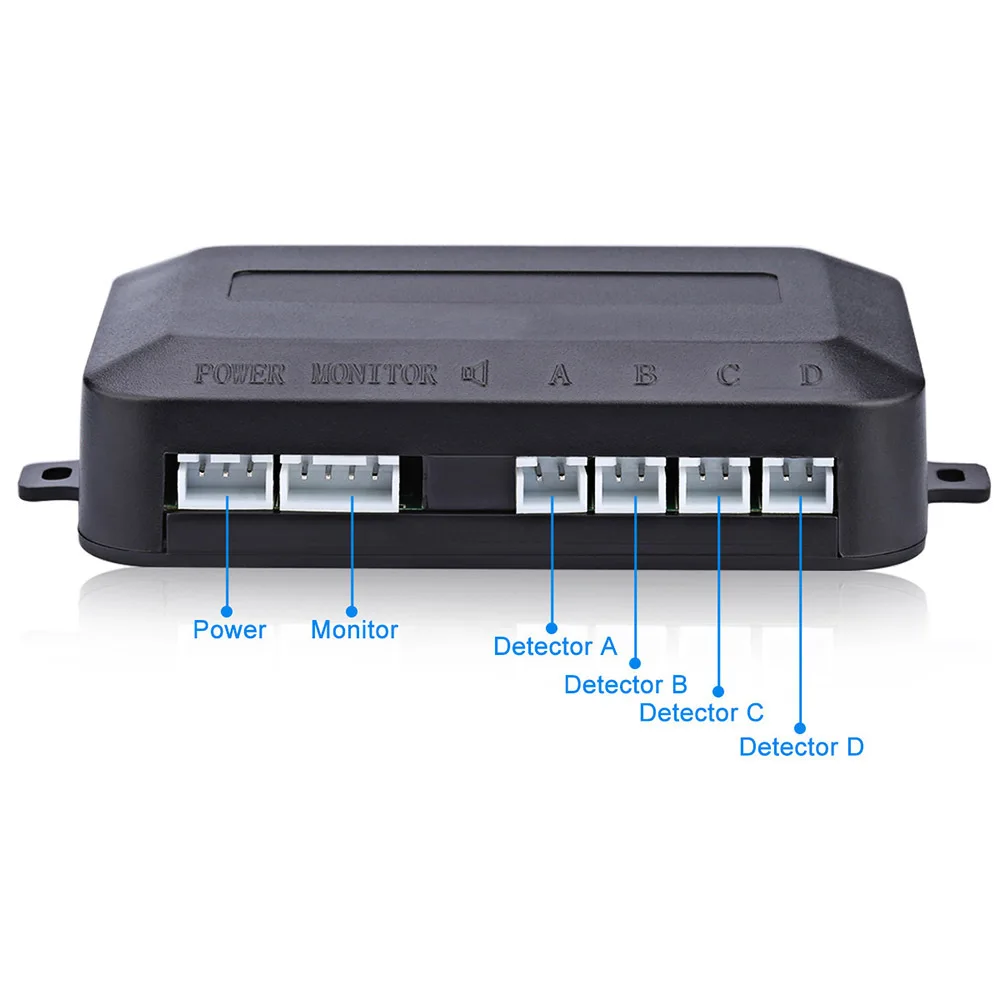 LED Display Car Parking Sensors 4 Radars Kits 22mm Ultrasonic Monitor Detector System Automobile Security Alert System
