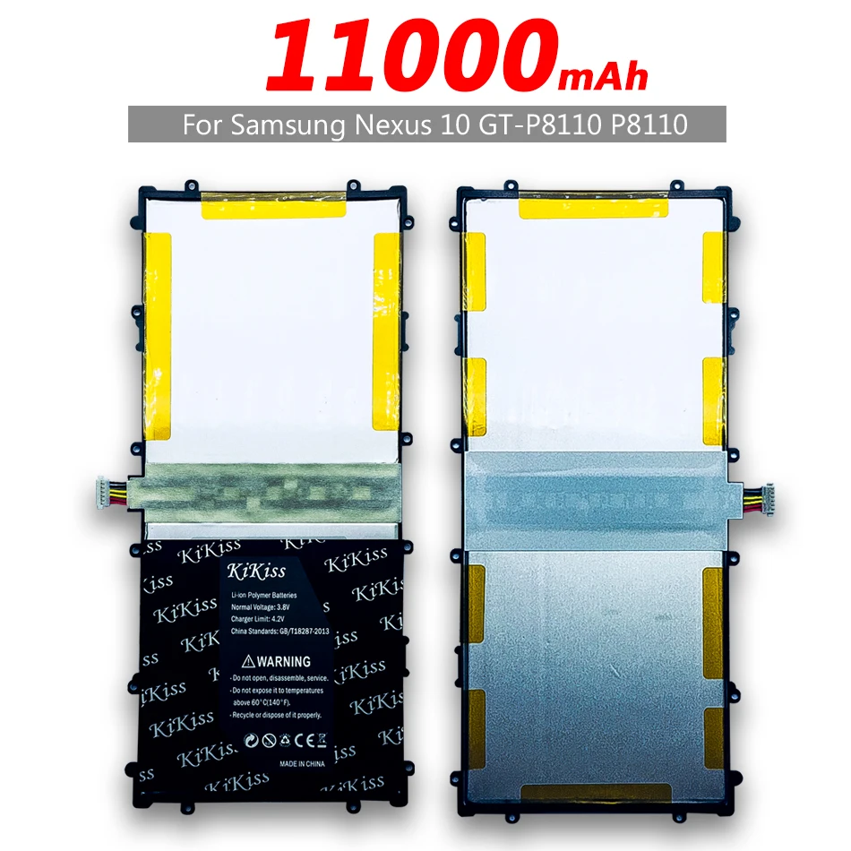 Бесплатный инструмент 11000 мАч аккумулятор для планшета Samsung Google Nexus 10 GT P8110 Nexus10