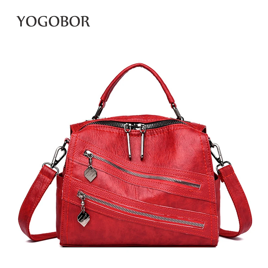 Женская сумка из овечьей кожи высококачественный мессенджер на плечо винтажный