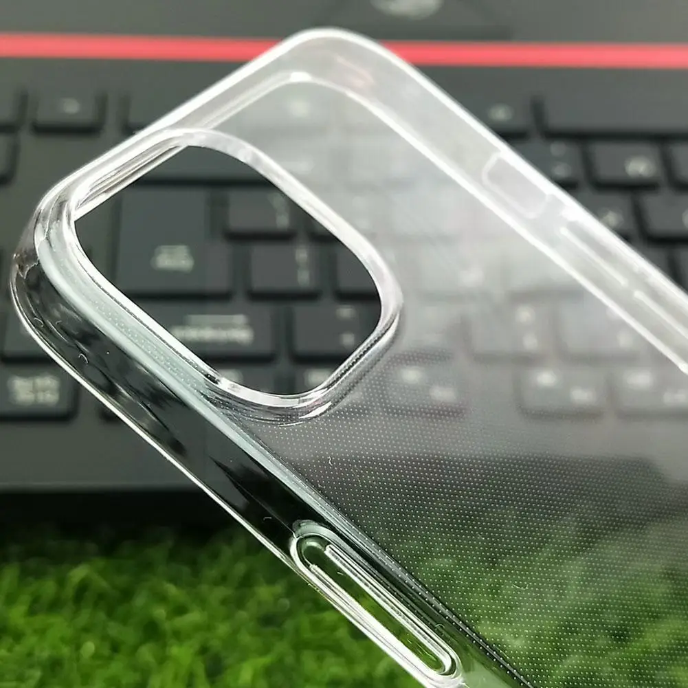 

Suitable For IPhone13 Mini Transparent Case For Iphone 13 Pro Max All-inclusive Hard Shell Mobile Transparent Shell V3F5