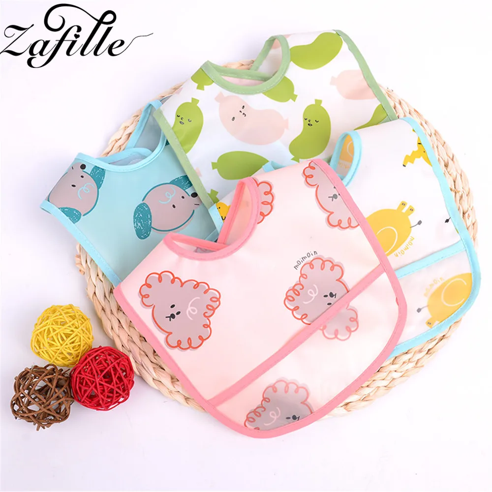 ZAFILLE регулируемые детские вещи EVA пластиковые непромокаемые нагрудники одежда