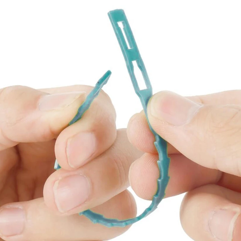 10 шт./лот садовый помощник многоцелевого использования Многоразовые стяжки для