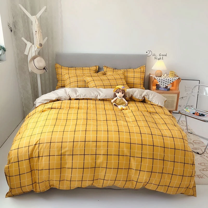 Комплект постельного белья Классический комплект из сетчатой ткани постельное