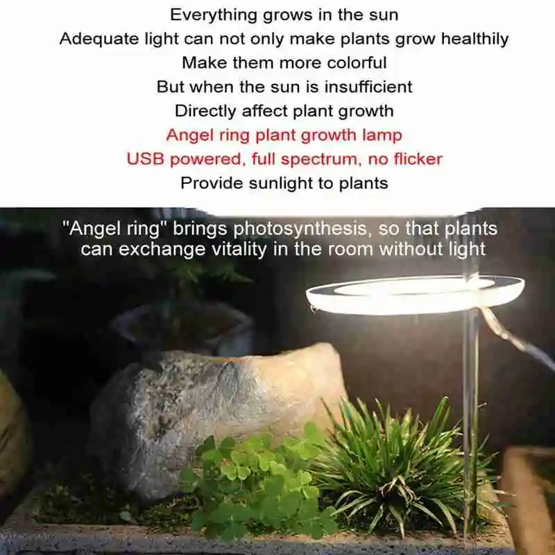 

LED Grow Light Full Spectrum Phyto Grow Lamp USB Phytolamp Lighting For Plants 5V Growth Lamp Plant For Plants For Indoor P1T4