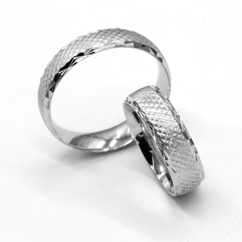 Парные кольца из стерлингового серебра 925 пробы для мужчин и женщин классический