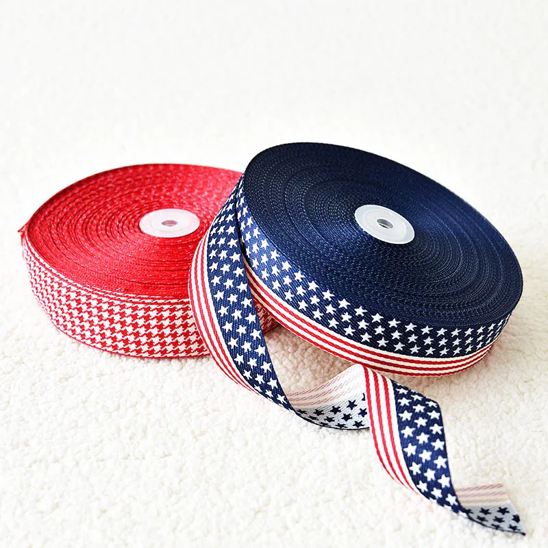 2 ярда 25 мм 40 в ширину с принтом звезд корсажная лента для волос