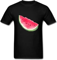 watermelon summer t shirt mens tshirt casual t shirts printed tees tops discount short sleeve o neck black