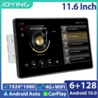 Автомобильная магнитола JOYING, универсальная мультимедийная стерео-система на Android, с видеорегистратором, экран 10 дюймов, 4G