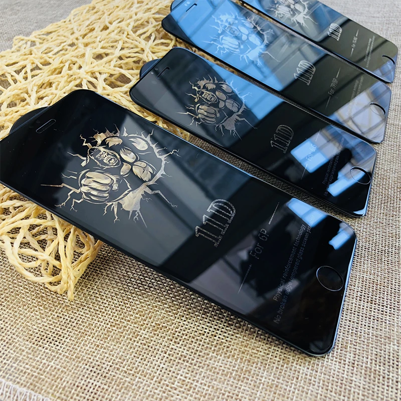 11D Защитное стекло для iphone 6 7 6S 8 plus X XS MAX стекло для iphone 7 6 8 X R XS MAX защита экрана iphone 7 6 8 glass flim