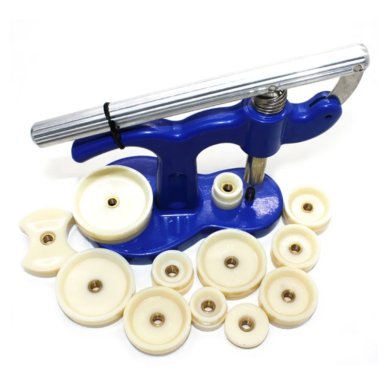 

20 Pcs Watch Back Press Fitting Dies Repair Kit Round Rectangular