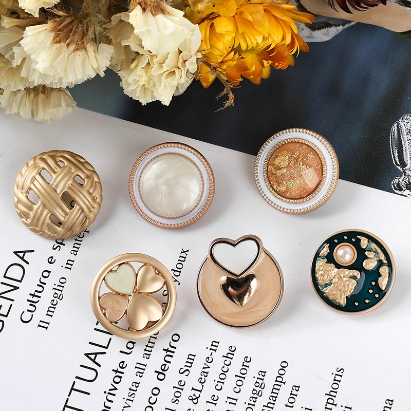 5 шт. 20 мм металлические пуговицы для одежды пальто швейные принадлежности