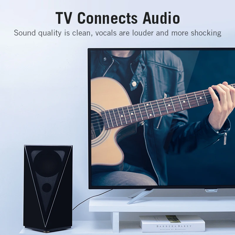 RCA-RCA SPDIF стерео-аудио коаксиальный кабель Vention для ТВ усилитель динамик 1 м 2 HiFi 5 RCA