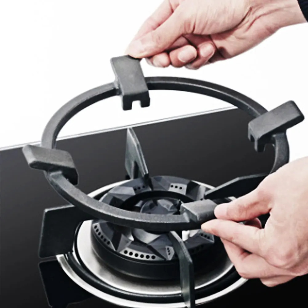 Home Universal Durable Cast Iron Wok Pan Support Rack Stand for Burner Gas Hob Cooker Kitchen Tools Accessories Gadget Sets | Дом и сад