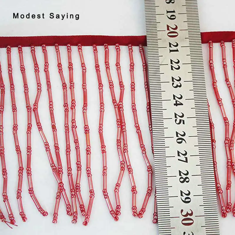 Серебро 9 см бисерная бахрома обрезанная лента швейная трубка отделочная