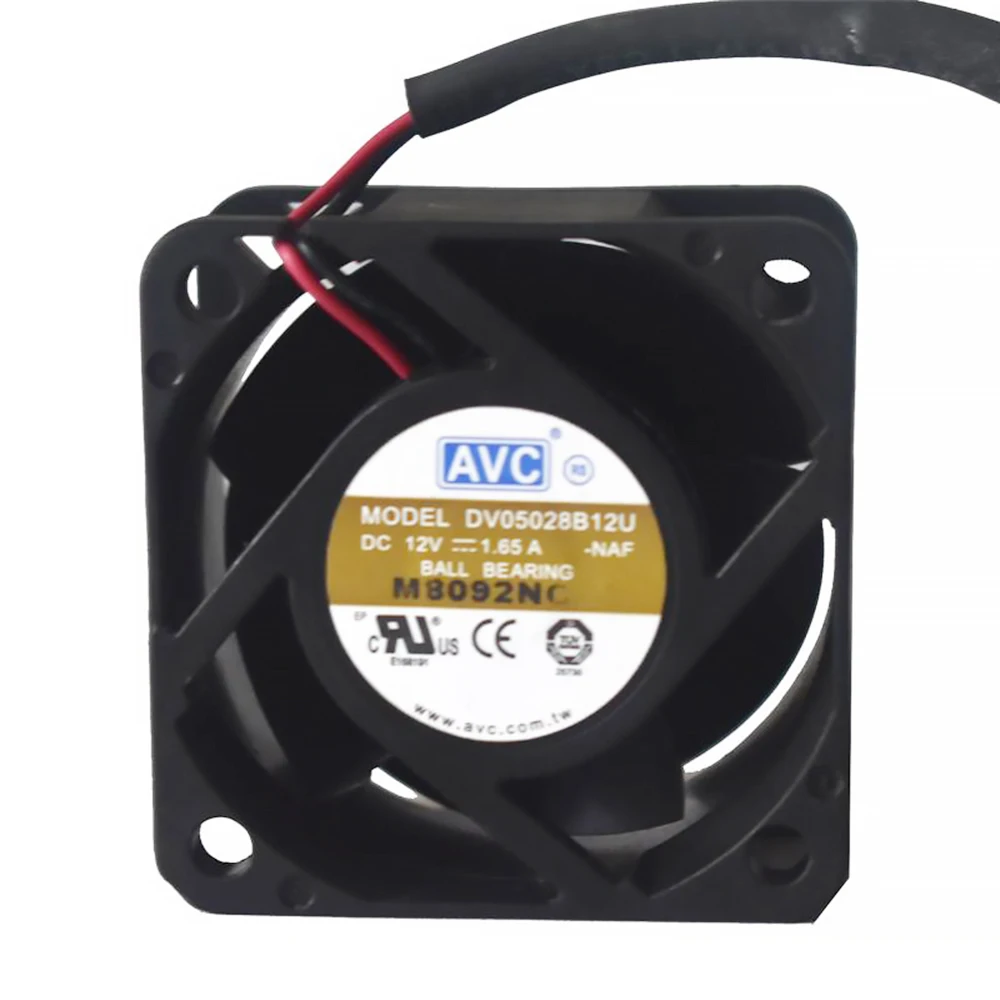 Для AVC DV05028B12U 5028 50X50X28mm 5cm DC 12V 1.65A 4 проводной инвертор сервера pwm охлаждающий