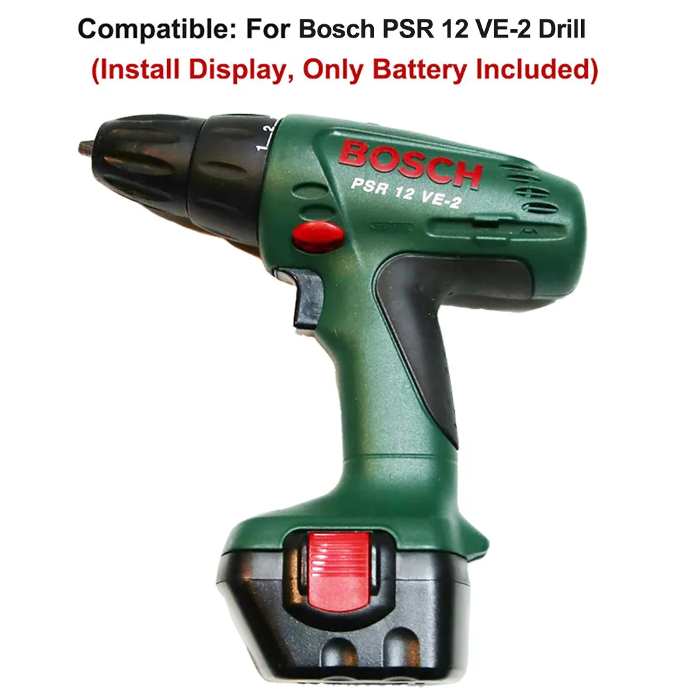 12 V 2.0Ah 3.0Ah NI CD/MH Перезаряжаемые Батарея для BOSCH GSR PSR PAG VE 2 BAT043 BAT045 607 335 709 697|12v pb battery|12v