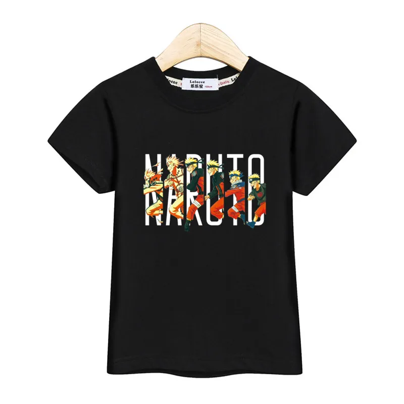 Kids anime tops boys Naruto t-shirt summer teen short sleeve shirt fashion tees boy t |