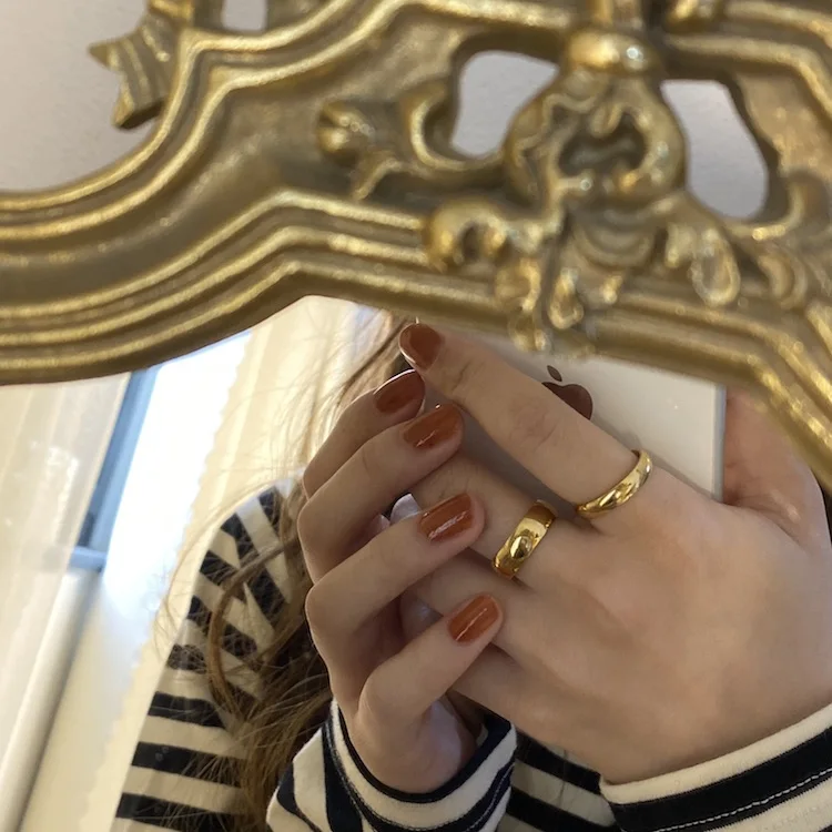 Парные кольца из титановой стали длиной 2 мм 4 6 8 регулируемое кольцо с