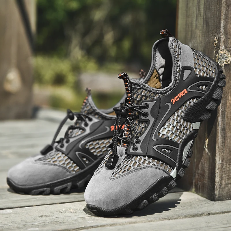 Сандалии мужские для походов на открытом воздухе кроссовки воды дышащие горного