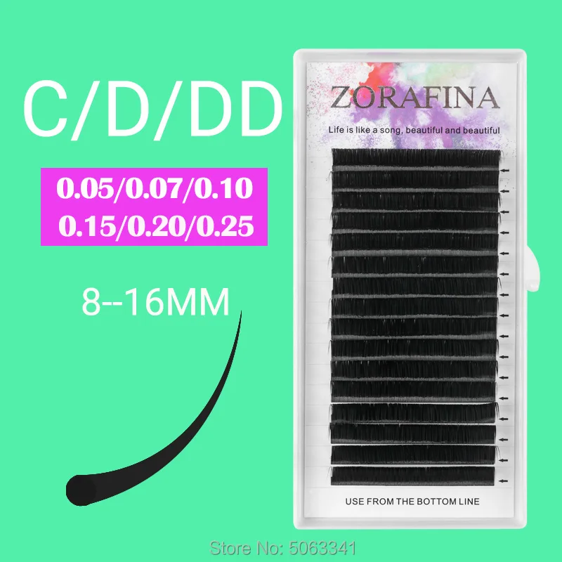 

ZORAFINA Mink Lashes Eyelashes Alse Eyelashes Eyelash Extension Mink Eyelashes Lashes Extension Fake Eyelashes