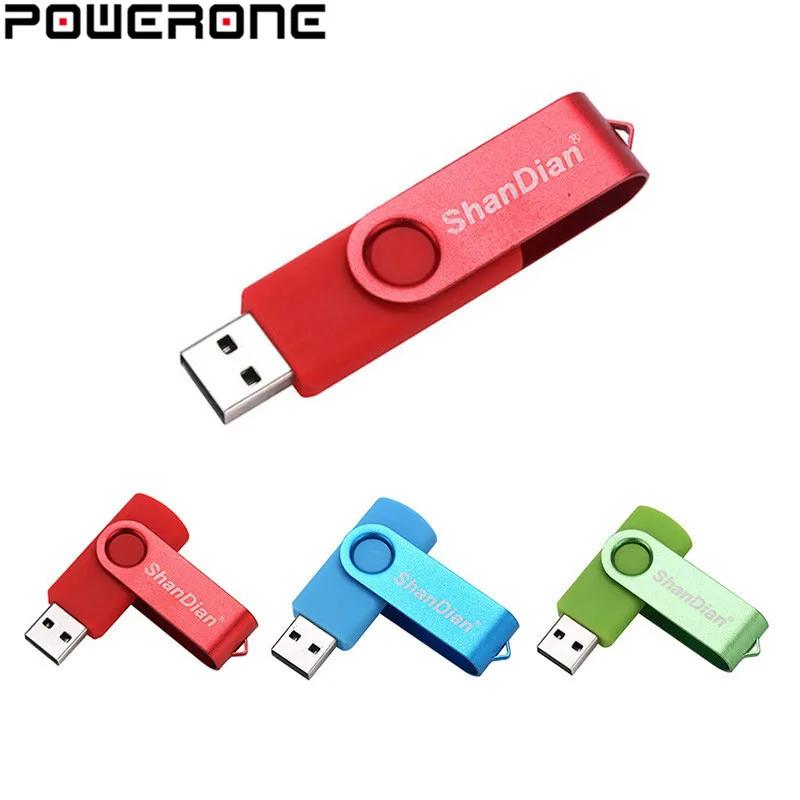 

USB-флеш-накопитель POWERONE в деловом стиле, 4 ГБ, 8 ГБ, 16 ГБ, 32 ГБ, 64 ГБ, USB 2,0