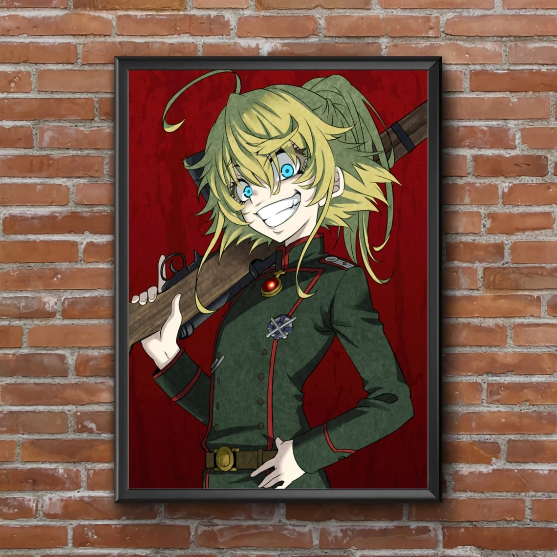 

Tanya Degurechaff Youjo Senki Anime Canvas Poster Home Wall Painting Decoration (No Frame)