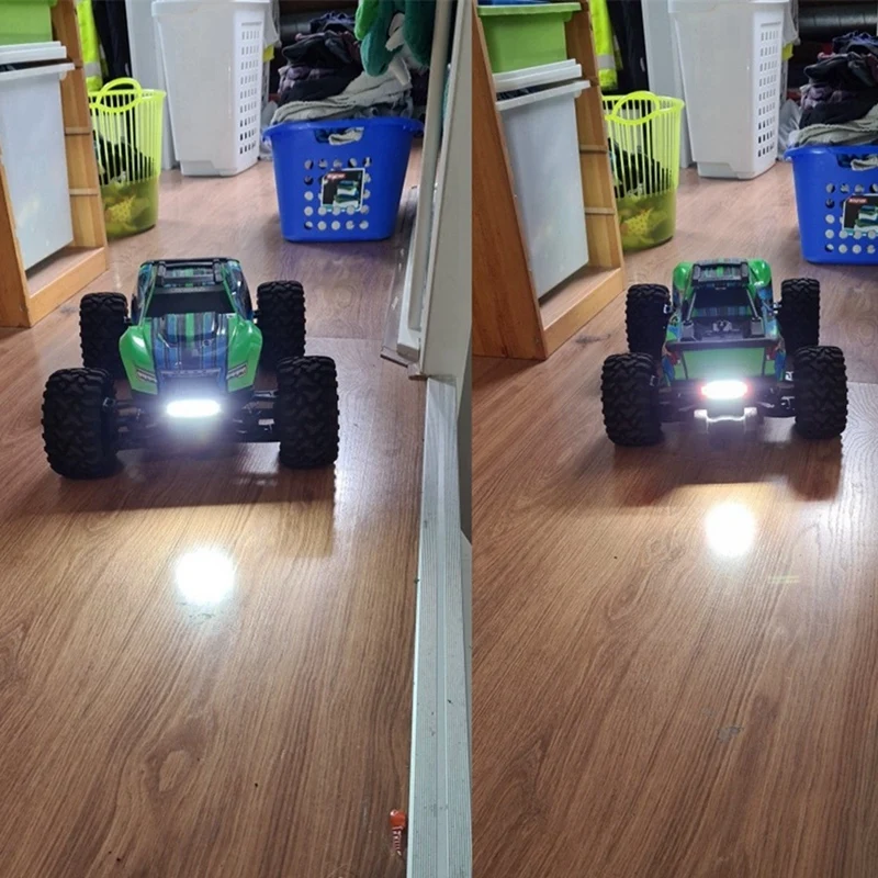 

Metal Bumper with Front & Rear Led Light Bar for TRAXXAS 1/10 MAXX RC Car Upgrade Parts Accessories