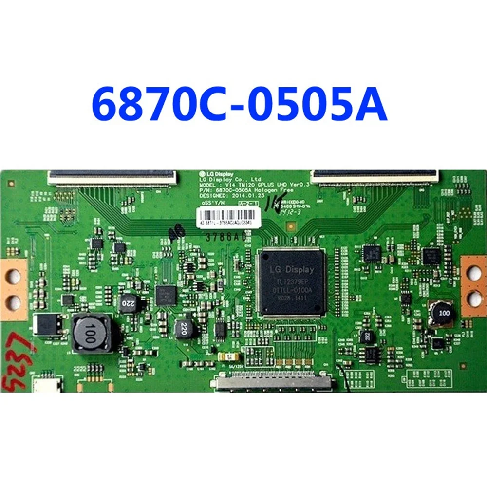 

Tcon Board 6870C-0505A V14 TM120 GPLUS UHD Ver0.3 42'' 49'' 55'' TV Board for LG...etc. Original Logic Board t-con 6870C 0505A