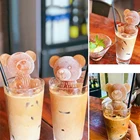 Новый Мишка Тедди шоколадный силиконовая форма льда кубик форма силиконовые кухонные аксессуары для выпечки напитков кофе мороженое украшения для торта