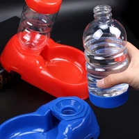 350ml pet cat dog automatic water dispenser feeder drinker dish bowl bottle pet products dog feeders blue dishes fountains